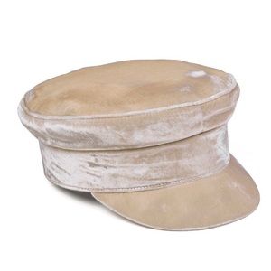 Lack of Color - Silk Blend Velveteen Baker Boy Cap